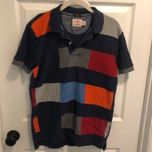 Brooks Brothers Red Fleece polo, color blocked. Sz M.